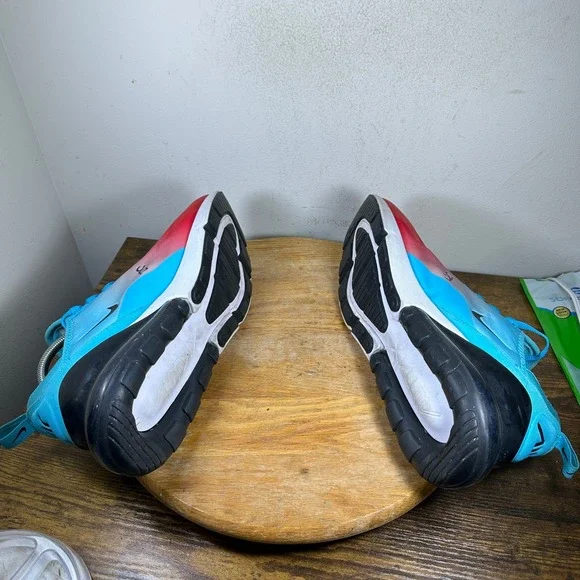 Nike Air Max 270 Men's Shoes Blue Red Gradient Size 12 CJ0767-400